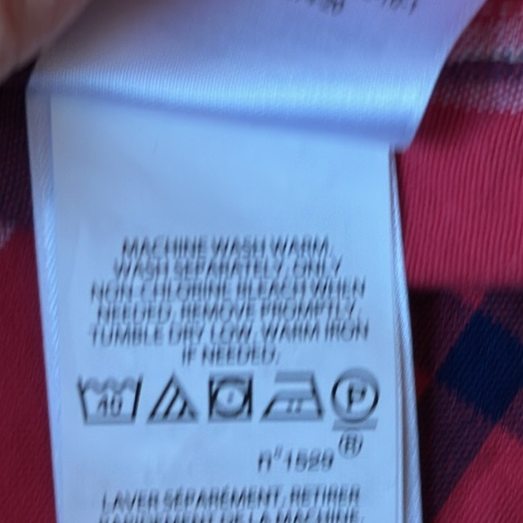 Ralph Lauren Slim Fit Men's Red Plaid Shirt, Size Large - Picture 9 of 10